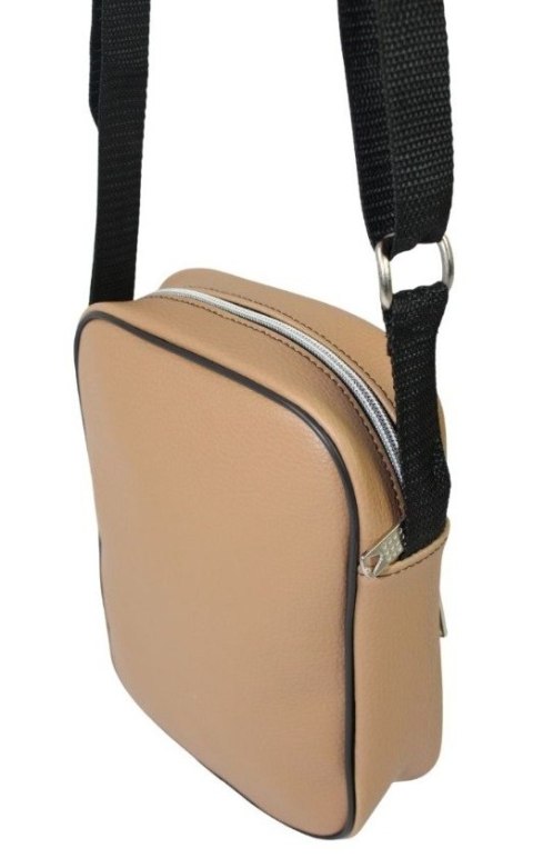 Skórzana Torba Męska Średnia Pionowa BISZKOPTOWA Antoszczyk (PL) 20 x 16 x 5 [cm]