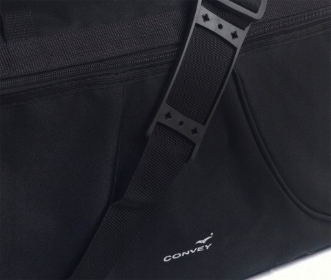 Torba Podróżna Średnia CONVEY (PL) CZARNO-CZERWONA 62 x 24 x 24 [cm]