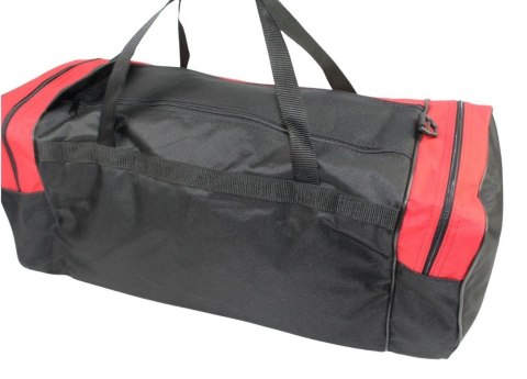 Torba Podróżna Średnia CONVEY (PL) CZARNO-CZERWONA 62 x 24 x 24 [cm]
