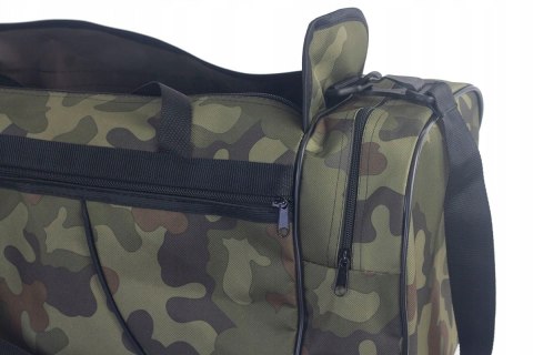 Torba Podróżna Średnia CONVEY (PL) CZARNO NIEBIESKA 62 x 24 x 24 [cm]