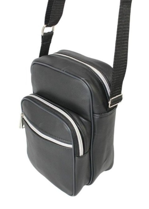 Torba/Saszetka Średnia Na Ramię WACEK MAŁY Antoszczyk (PL) Pionowa DeLuxe CZARNA 22 x 15,5 x 10 [cm]