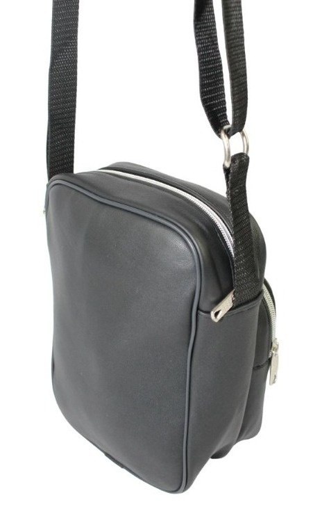 Torba/Saszetka Średnia Na Ramię WACEK MAŁY Antoszczyk (PL) Pionowa DeLuxe CZARNA 22 x 15,5 x 10 [cm]