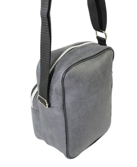 Torba/Saszetka Średnia Na Ramię WACEK MAŁY Antoszczyk (PL) Pionowa DeLuxe POPIELATA 22 x 15,5 x 10 [cm]