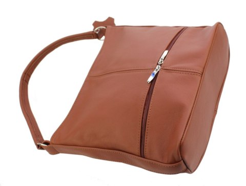 Torebka Skórzana MAGRE (PL) AŚKA Skóra Naturalna JASNO BRĄZOWA