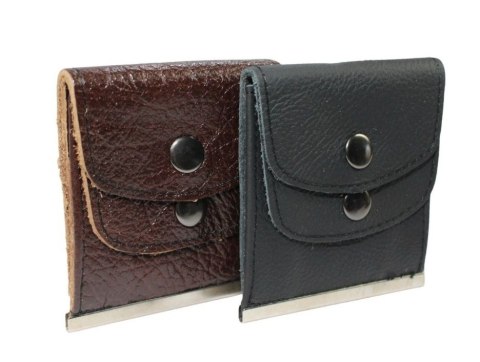 Banknotówka Mała MAGRE (PL) Skóra naturalna 8 x 9 [cm]