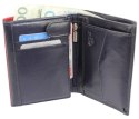 Elegancki Portfel Męski Skórzany ROVICKY (PL) Skóra Licowa Duży Pionowy Bez Zapięcia RFID 326-RBA-D