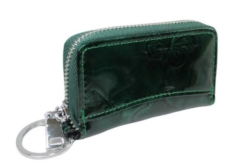 Etui na klucze HAROLD`S Skóra Naturalna Lakierowana Metalowy Suwak Motyle HA5139-14 9,5 x 5,5 x 1,5 [cm]