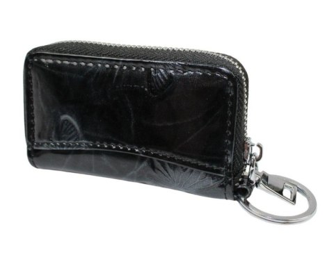 Etui na klucze HAROLD`S Skóra Naturalna Lakierowana Metalowy Suwak Motyle HA5139-14 9,5 x 5,5 x 1,5 [cm]