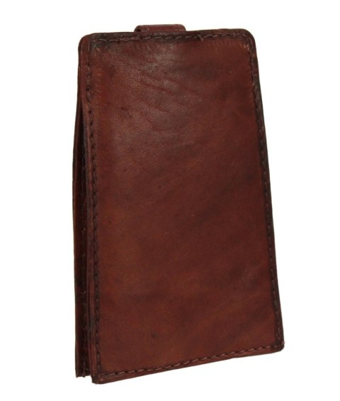 Etui na klucze skórzane BAG STREET Skóra Naturalna Kluczówka Trapez BS580