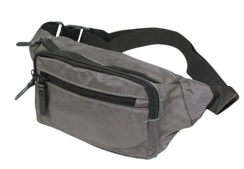 Materiałowa Pojemna Saszetka Do Paska Biodrówka Nerka PolskaGalanteria 7012 30 x 14 x 8 [cm]