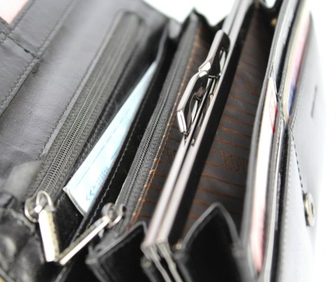 Portfel Damski ROVICKY Długi Z Klamrą Skóra Naturalna Licowa CPR 015 19 x 9 x 3,5 [cm]