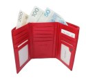 Portfel Damski Skórzany VERMARI 57501 Skóra Naturalna 15 cm Suwak Na Zewnątrz 15,5 x 9 x 3 [cm]