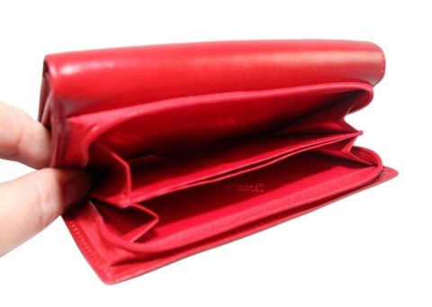 Portfel Damski Skórzany VERMARI 57501 Skóra Naturalna 15 cm Suwak Na Zewnątrz 15,5 x 9 x 3 [cm]