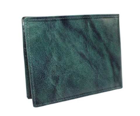 Portfel Męski PIERRE CARDIN Skóra Licowa Duży Poziomy Bez Zapięcia  18062 ,,MOZAJKA,, MORSKI 12 x 9,5 x 2,5 [cm]