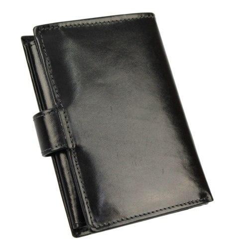 Portfel Męski Skórzany ROVICKY Skóra Licowa Duży Pionowy Z Zapięciem N62L-RVT