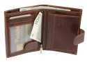 Portfel Męski Skórzany ROVICKY Skóra Licowa Duży Pionowy Z Zapięciem N62L-RVT