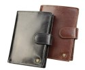 Portfel Męski Skórzany ROVICKY Skóra Licowa Duży Pionowy Z Zapięciem N62L-RVT