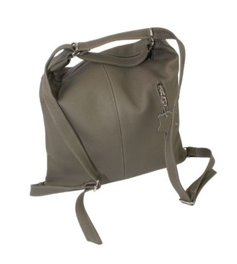 Praktyczny Plecak Skórzany Torebka 2 w 1 MAGRE (PL) AMELIA Skóra Naturalna Licowa CIEMNY ZIEMISTY Praktyczny Plecak Skórzany Torebka 2 w 1 MAGRE (PL) AMELIA Skóra Naturalna Licowa CIEMNY ZIEMISTY