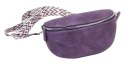 Saszetka Na Pas Biodrówka Nerka Średnia Jennifer Jones FIOLETOWA 3150 26 x 14 x 6 [cm] 
