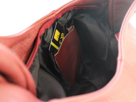 Torebka Skórzana MAGRE (PL) AGNIESZKA Skóra Naturalna BORDOWY