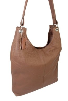 Torebka Skórzana MAGRE (PL) AGNIESZKA Skóra Naturalna CIEMNY BRĄZOWY 