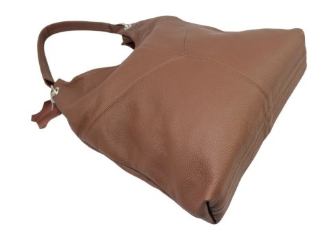 Torebka Skórzana MAGRE (PL) AGNIESZKA Skóra Naturalna CIEMNY BRĄZOWY 