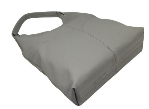 Torebka Skórzana MAGRE (PL) AGNIESZKA Skóra Naturalna JASNY POPIELATY 