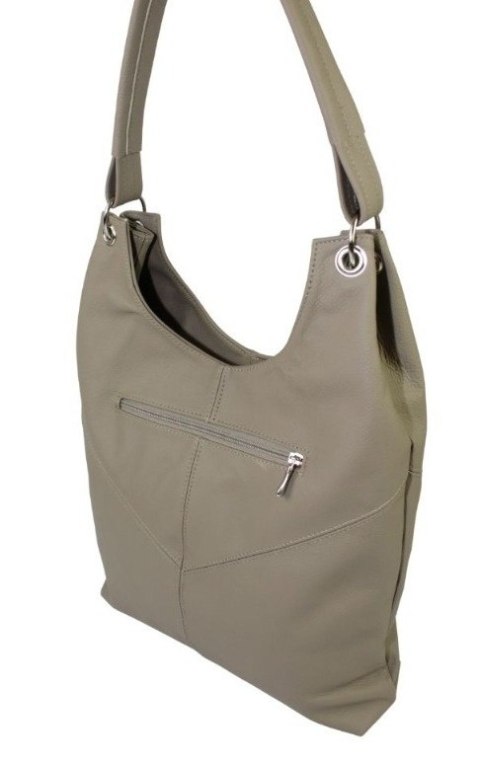 Torebka Skórzana MAGRE (PL) AGNIESZKA Skóra Naturalna KAWA Z MLEKIEM