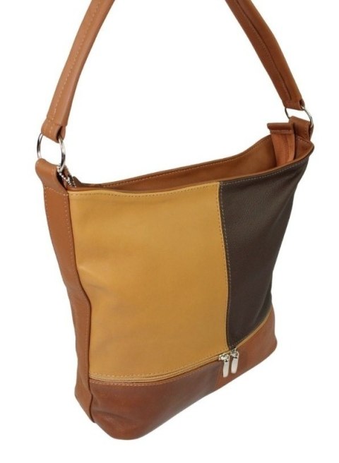 Torebka Skórzana MAGRE (PL) AŚKA Skóra Naturalna Trójkolorowa Wersja 22