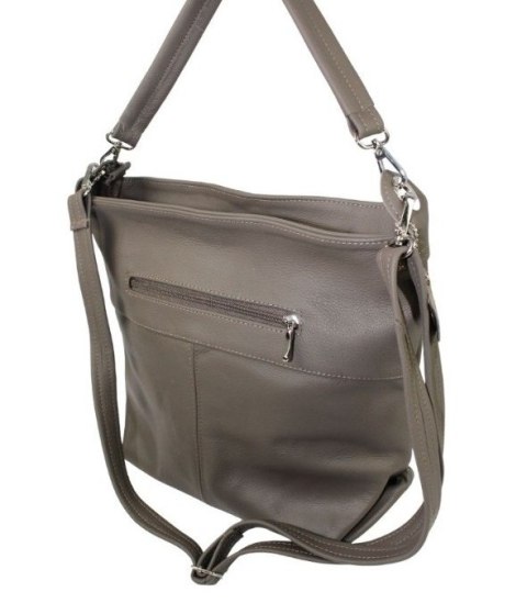 Torebka Skórzana Magre (PL) FIONA Skóra Naturalna CZEKOLADOWY