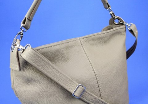 Torebka Skórzana Magre (PL) Skóra Naturalna FIONA KREMOWA