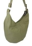 Torebka Skórzana Magre (PL) Skóra Naturalna Licowa Tatiana OLIWKOWY 