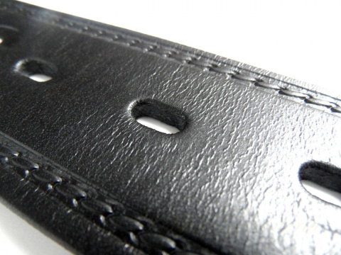 Pasek Skórzany COMPLEX (PL) Tłoczony Napis "JEANS" Skóra Licowa EXTRA 40 mm Czarny Pasek Skórzany COMPLEX (PL) Tłoczony Napis "JEANS" Skóra Licowa EXTRA 40 mm Czarny