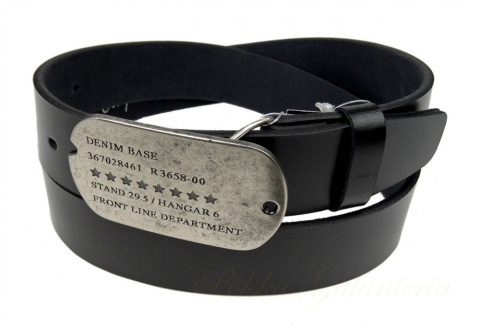 Pasek Skórzany COMPLEX (PL) Skóra Licowa 40 mm Klamra Pełna na Bolczyk BLASZKA "DENIM BASE" CBOL40/39 Pasek Skórzany COMPLEX (PL) Skóra Licowa 40 mm Klamra Pełna na Bolczyk BLASZKA "DENIM BASE" CBOL40/39