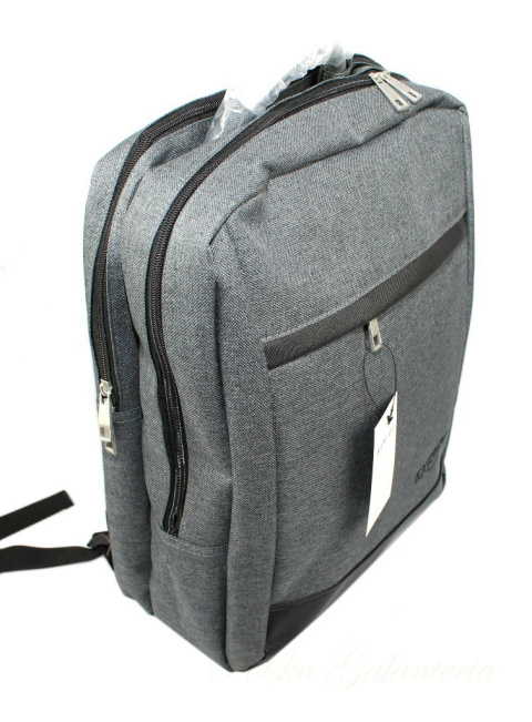 Solidny Plecak Bag Street ''DE LUXE'' 4014 Duży Z Funkcją Noszenia Laptopa 15'' Solidny Plecak Bag Street ''DE LUXE'' 4014 Duży Z Funkcją Noszenia Laptopa 15''