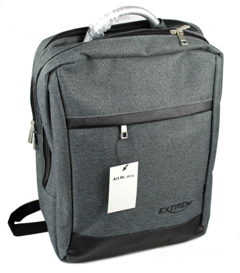 Solidny Plecak Bag Street ''DE LUXE'' 4014 Duży Z Funkcją Noszenia Laptopa 15'' Solidny Plecak Bag Street ''DE LUXE'' 4014 Duży Z Funkcją Noszenia Laptopa 15''