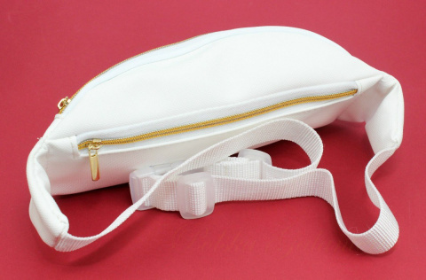 Saszetka Na Pas Biodrówka Nerka ROSZ (PL) Materiał De Luxe GUMOWANA Saszetka Na Pas Biodrówka Nerka ROSZ (PL) Materiał De Luxe GUMOWANA