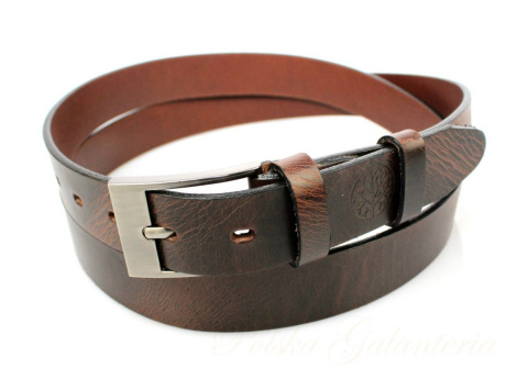 Pasek Męski Skórzany BETLEWSKI (PL) Skóra Naturalna Licowa EXTRA Gładki 30 mm BRĄZOWY GNIECIONY Pasek Męski Skórzany BETLEWSKI (PL) Skóra Naturalna Licowa EXTRA Gładki 30 mm BRĄZOWY GNIECIONY