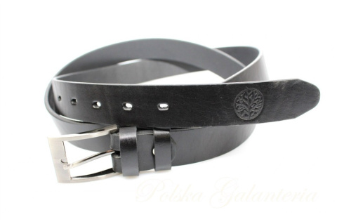 Pasek Męski Skórzany BETLEWSKI (PL) Skóra Naturalna Licowa EXTRA Gładki 30 mm CZARNY Pasek Męski Skórzany BETLEWSKI (PL) Skóra Naturalna Licowa EXTRA Gładki 30 mm CZARNY