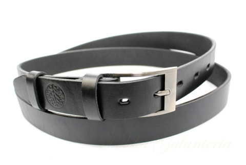 Pasek Męski Skórzany BETLEWSKI (PL) Skóra Naturalna Licowa EXTRA Gładki 30 mm CZARNY Pasek Męski Skórzany BETLEWSKI (PL) Skóra Naturalna Licowa EXTRA Gładki 30 mm CZARNY