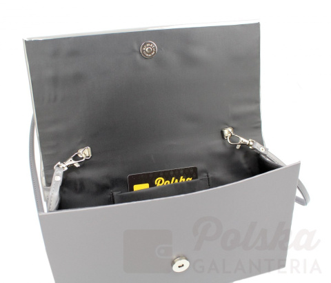 Elegancka Torebka/Kopertówka Torebka Wizytowa PolskaGalanteria WZÓR 2 BL POPIELATY DŁUGA Elegancka Torebka/Kopertówka Torebka Wizytowa PolskaGalanteria WZÓR 2 BL POPIELATY DŁUGA