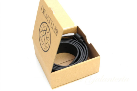 Pasek Męski Skórzany BETLEWSKI (PL) Skóra Naturalna Licowa EXTRA Gładki 40 mm CZARNY Pasek Męski Skórzany BETLEWSKI (PL) Skóra Naturalna Licowa EXTRA Gładki 40 mm CZARNY