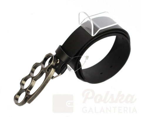 Pasek Skórzany COMPLEX (PL) Skóra Licowa 40 mm Klamra Pełna Na Bolczyk BLASZKA "KASTET MAT" Pasek Skórzany COMPLEX (PL) Skóra Licowa 40 mm Klamra Pełna Na Bolczyk BLASZKA "KASTET MAT"
