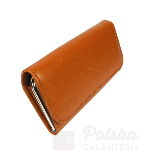 Portfel Damski ANDRUS (PL) Długi Klamra Skóra Naturalna Licowa 17 cm KLASYK Portfel Damski ANDRUS (PL) Długi Klamra Skóra Naturalna Licowa 17 cm KLASYK