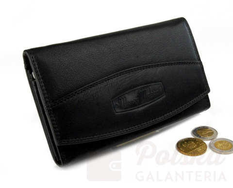 Portfel Damski MONEY MAKER Duży Z Klamrą Mozaika MM12131B Portfel Damski MONEY MAKER Duży Z Klamrą Mozaika MM12131B