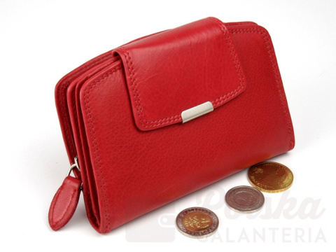 Portfel Damski Skóra Licowa MONEY MAKER 13 cm Suwak Na Zewnątrz Kuferek Wzór I 12126B Portfel Damski Skóra Licowa MONEY MAKER 13 cm Suwak Na Zewnątrz Kuferek Wzór I 12126B