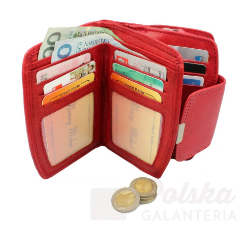 Portfel Damski Skóra Licowa MONEY MAKER 13 cm Suwak Na Zewnątrz Kuferek Wzór I 12126B Portfel Damski Skóra Licowa MONEY MAKER 13 cm Suwak Na Zewnątrz Kuferek Wzór I 12126B