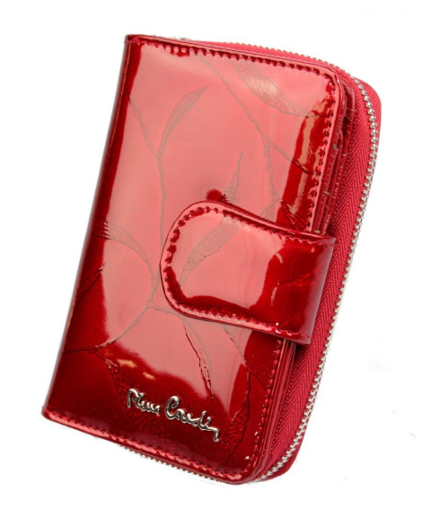 Portfel Damski Skóra Naturalna PIERRE CARDIN Z Suwakiem Piórnik 13 cm Lakierowany 115 Portfel Damski Skóra Naturalna PIERRE CARDIN Z Suwakiem Piórnik 13 cm Lakierowany 115