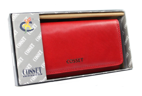Portfel Damski Skórzany COSSET Długi Klamra Skóra Naturalna 5242K Portfel Damski Skórzany COSSET Długi Klamra Skóra Naturalna 5242K