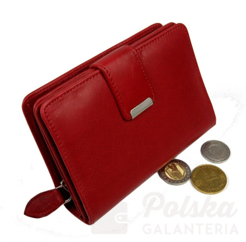 Portfel Damski Skórzany MONEY MAKER Skóra Licowa 13 cm Z Suwakiem Na Zewnątrz MM509B Portfel Damski Skórzany MONEY MAKER Skóra Licowa 13 cm Z Suwakiem Na Zewnątrz MM509B